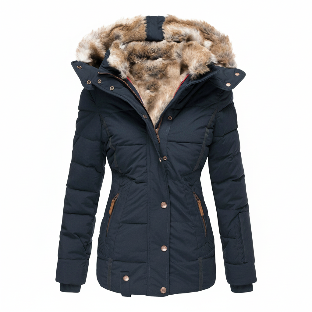 Warm Padded Winter Jacket Women