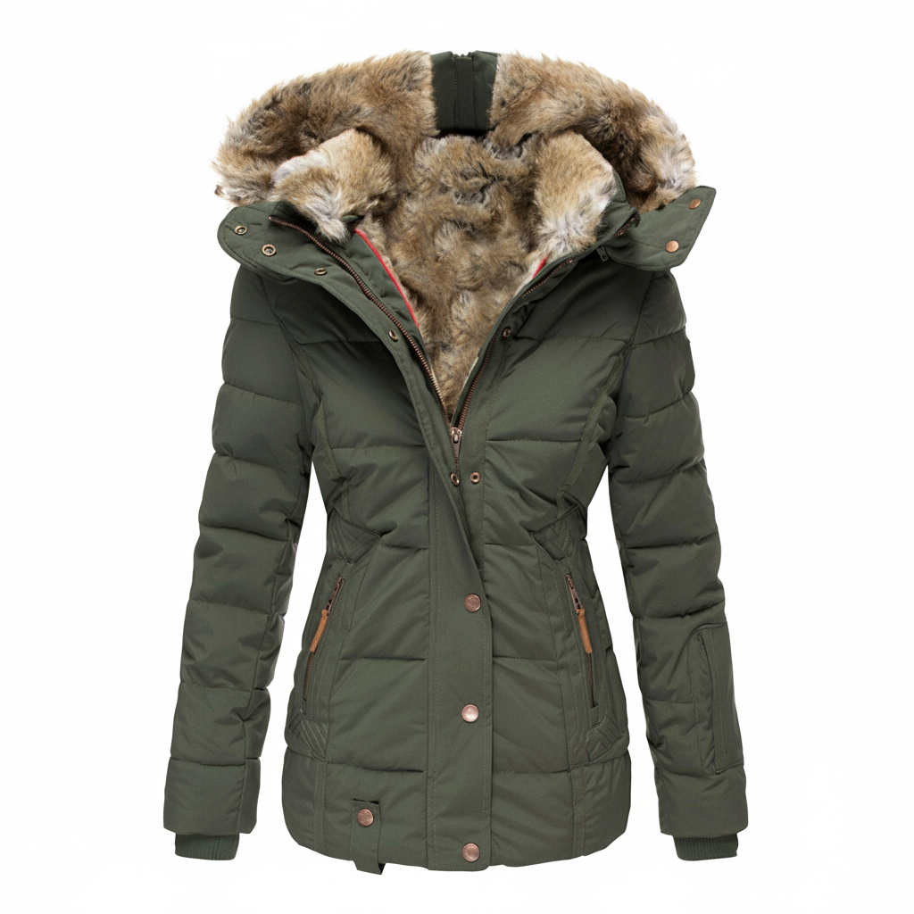 Warm Padded Winter Jacket Women