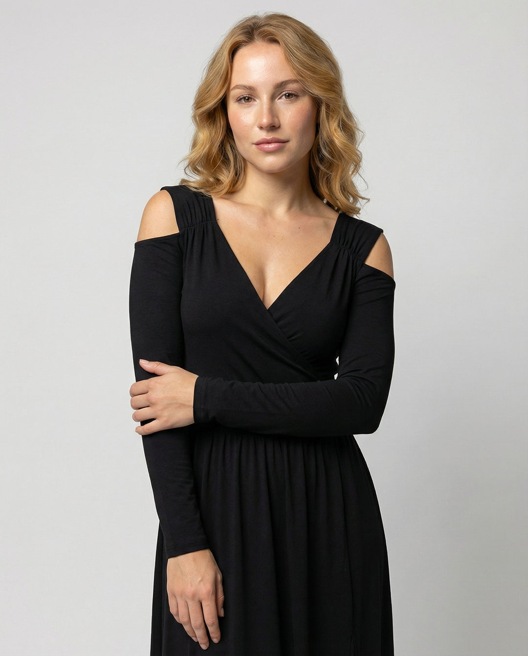 Elegant Split Evening Maxi Dress