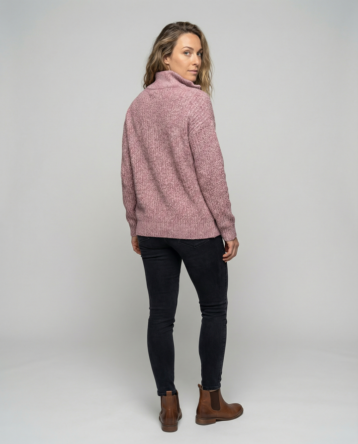 Ladies Zipper Sweater