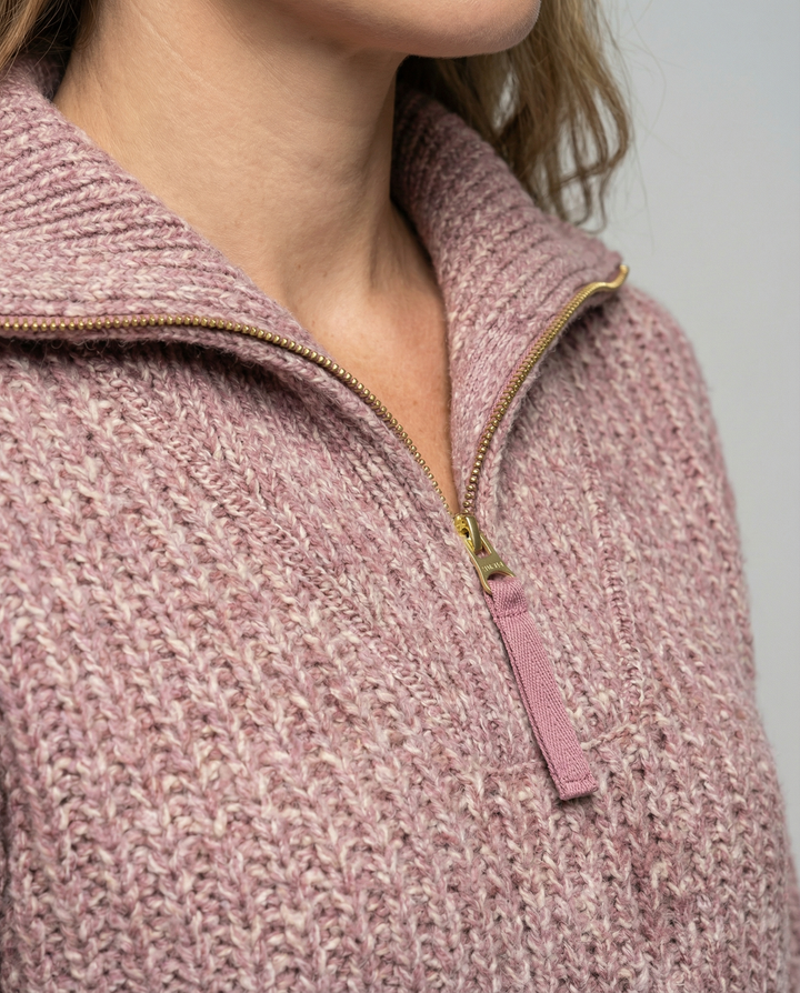 Ladies Zipper Sweater