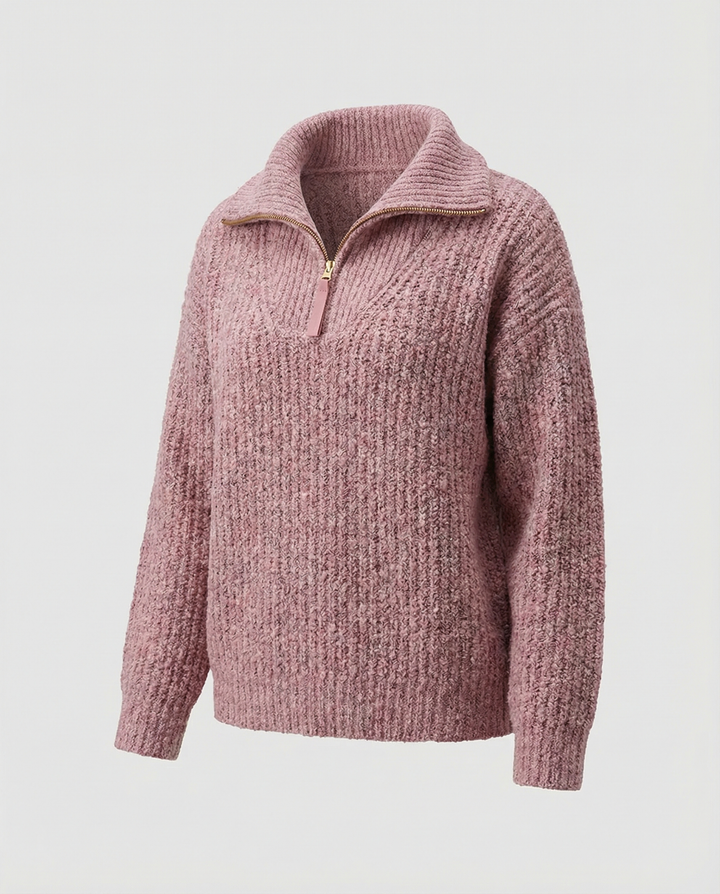 Ladies Zipper Sweater