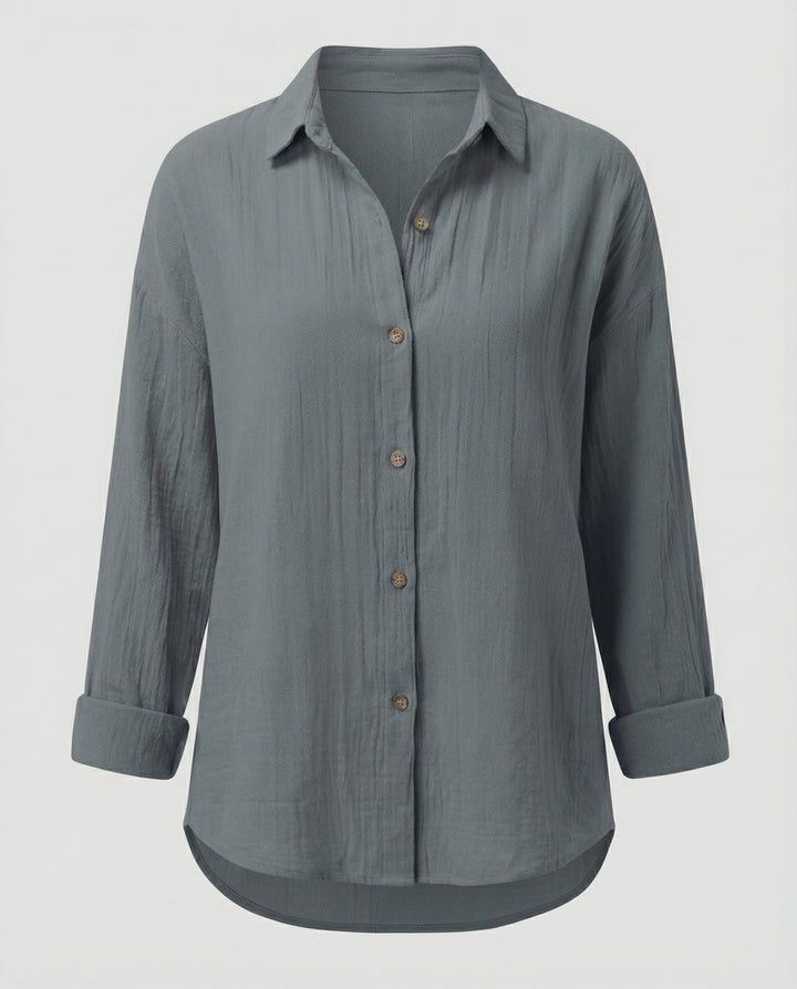 Elegant Ruffle Women's Shirt