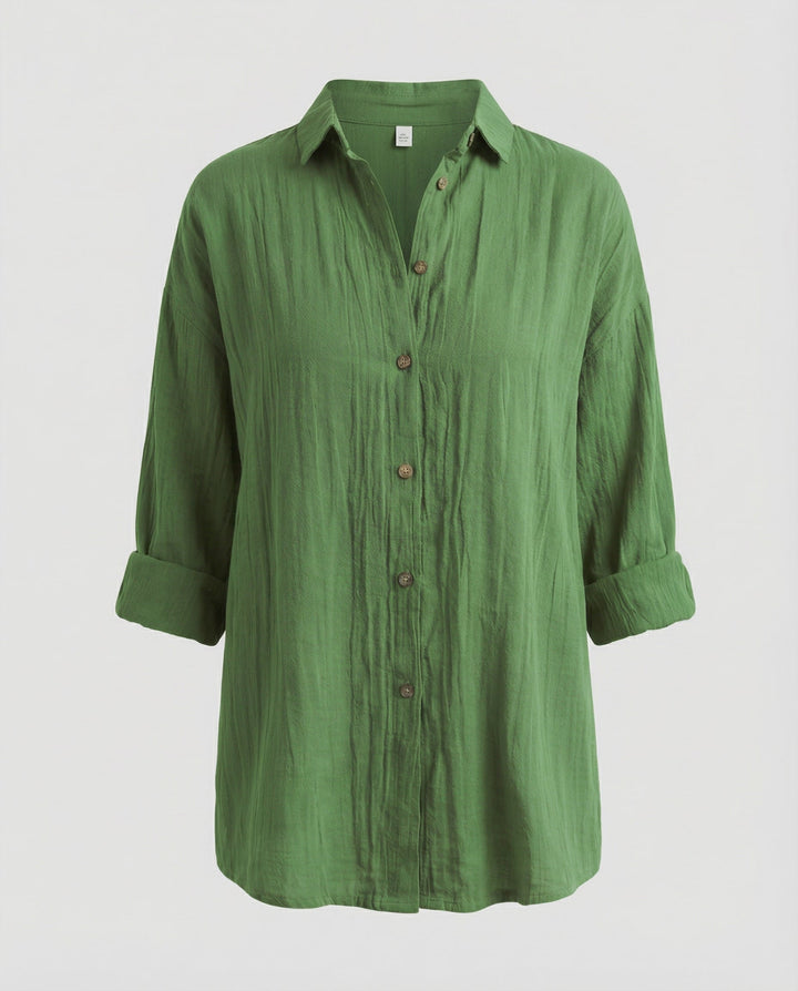 Elegant Ruffle Women's Shirt