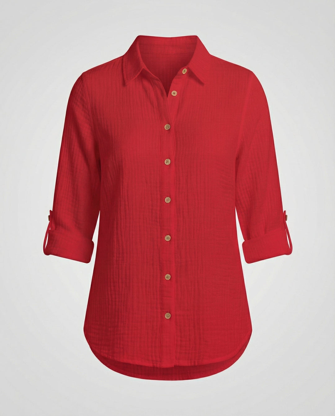 Elegant Ruffle Women's Shirt