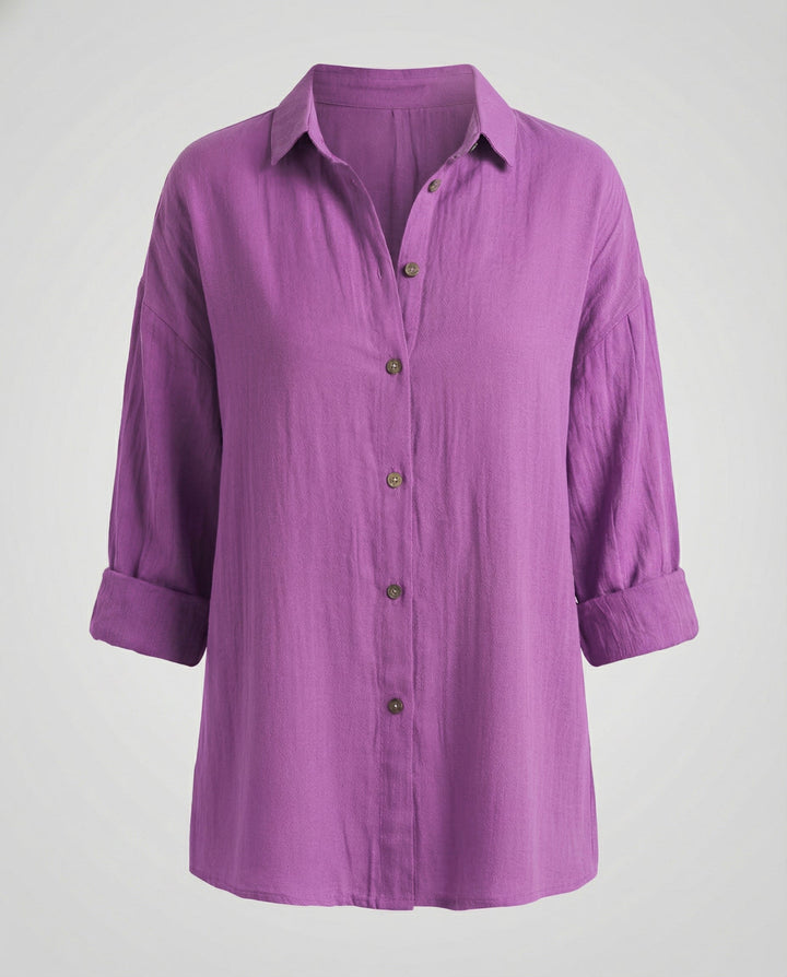 Elegant Ruffle Women's Shirt