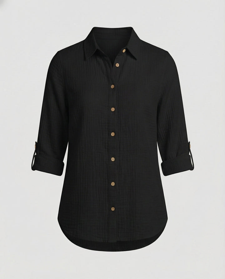 Elegant Ruffle Women's Shirt