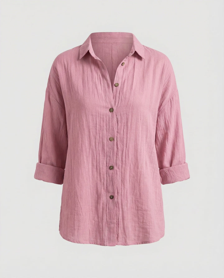 Elegant Ruffle Women's Shirt