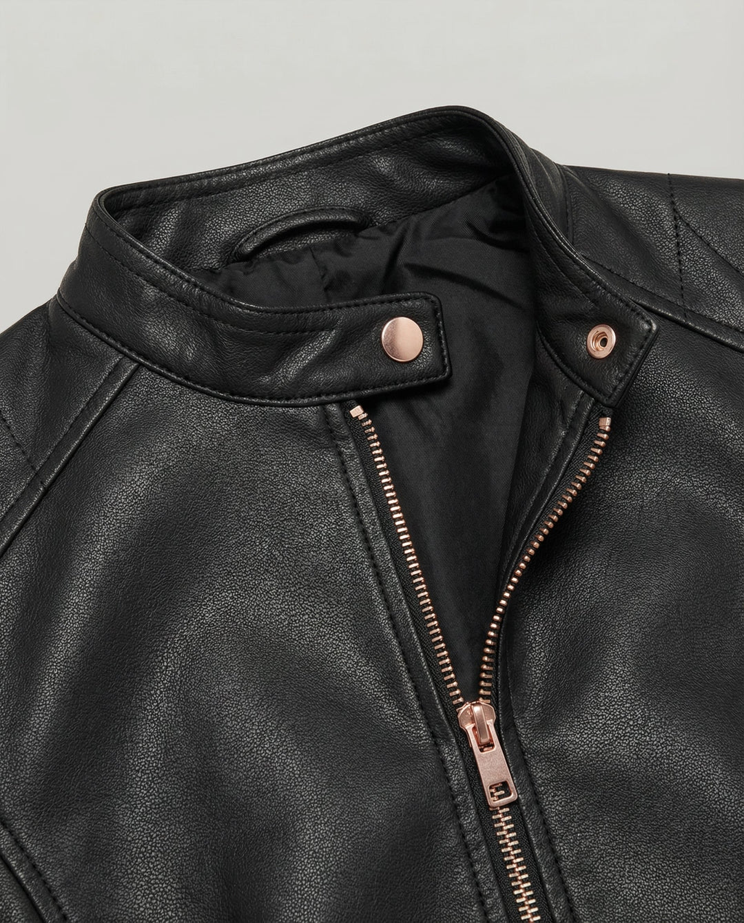 Elegant Leather Jacket Women