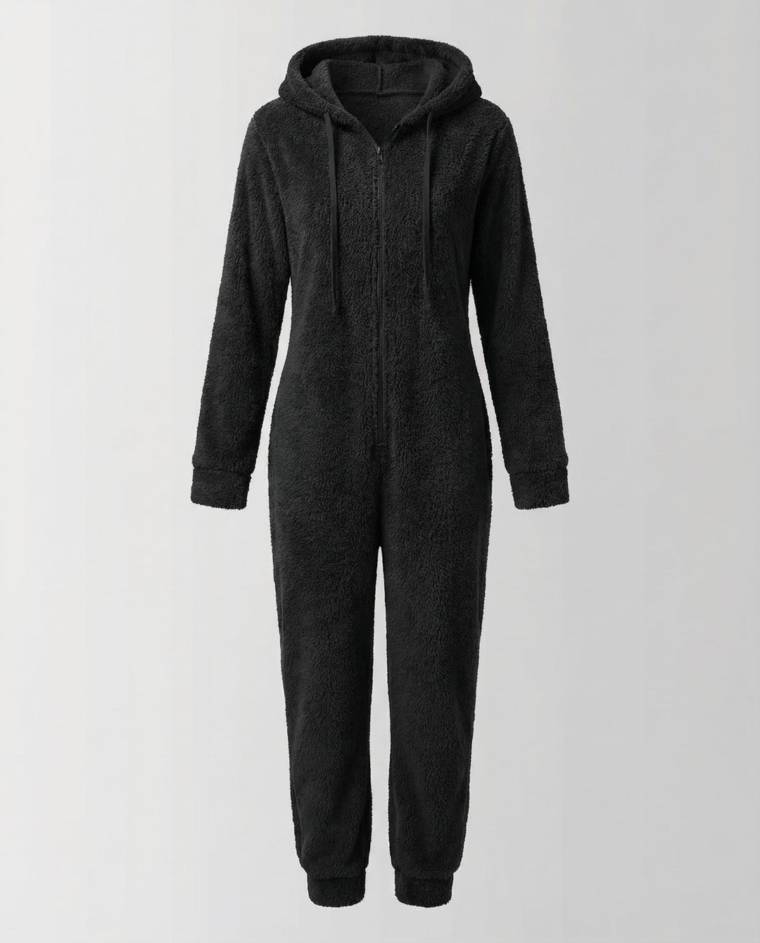 Women Teddy Fleece Overall Hood