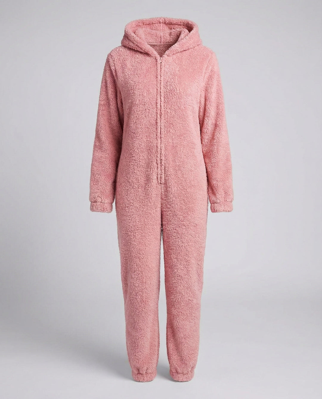 Women Teddy Fleece Overall Hood