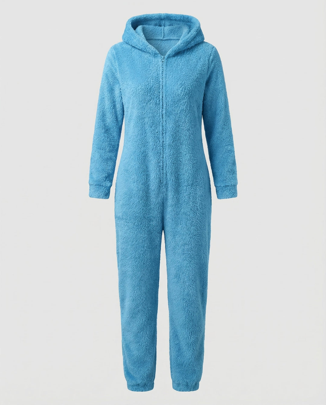 Women Teddy Fleece Overall Hood