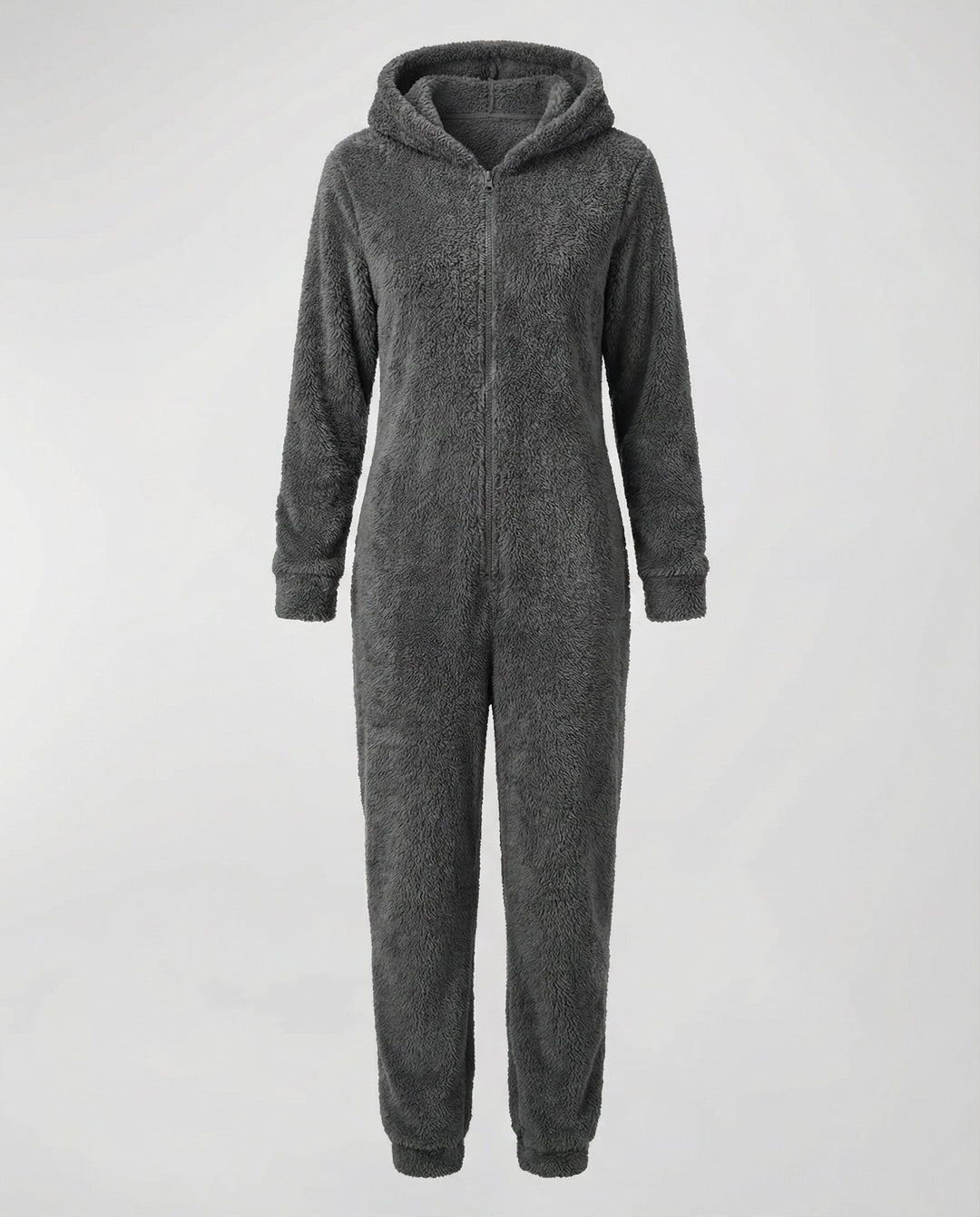 Women Teddy Fleece Overall Hood