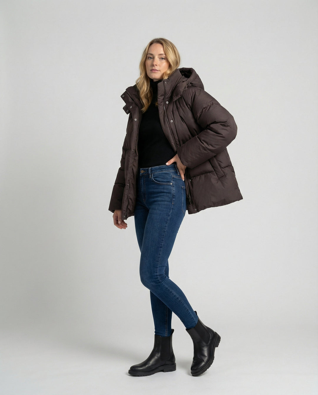 Oversized Women's Puffer Jacket