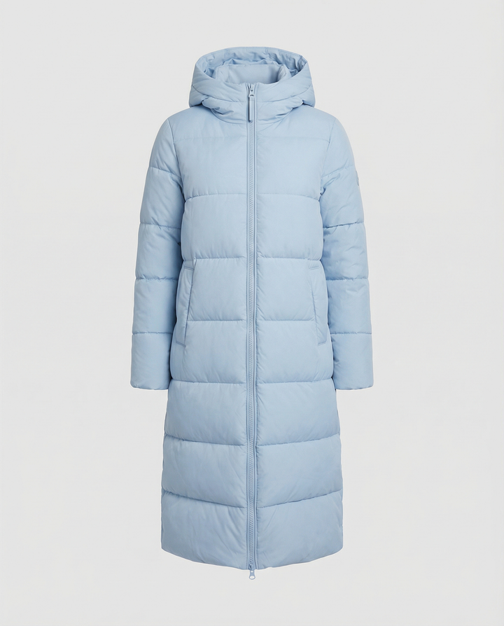 Tailored women's quilted coat winter