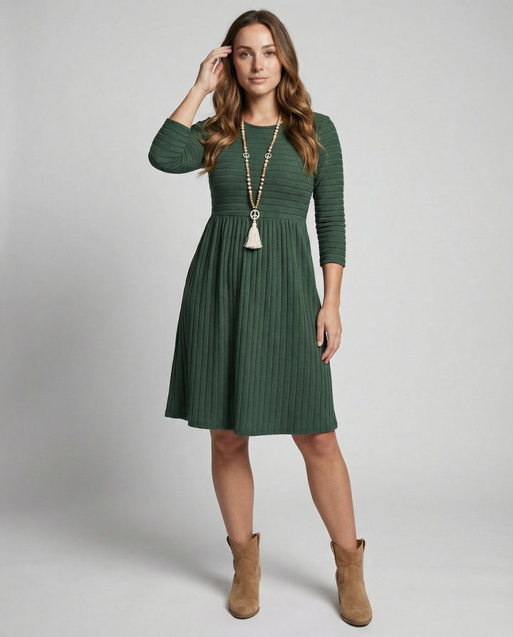 Knit dress Long sleeves Women