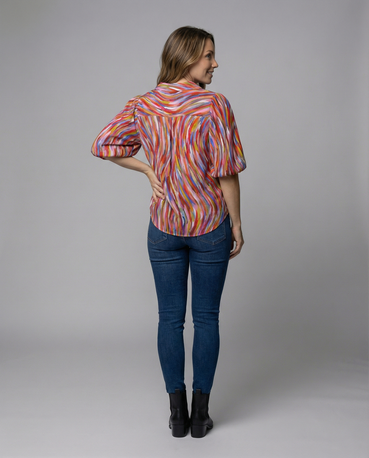 Elegant Boho Blouse Women