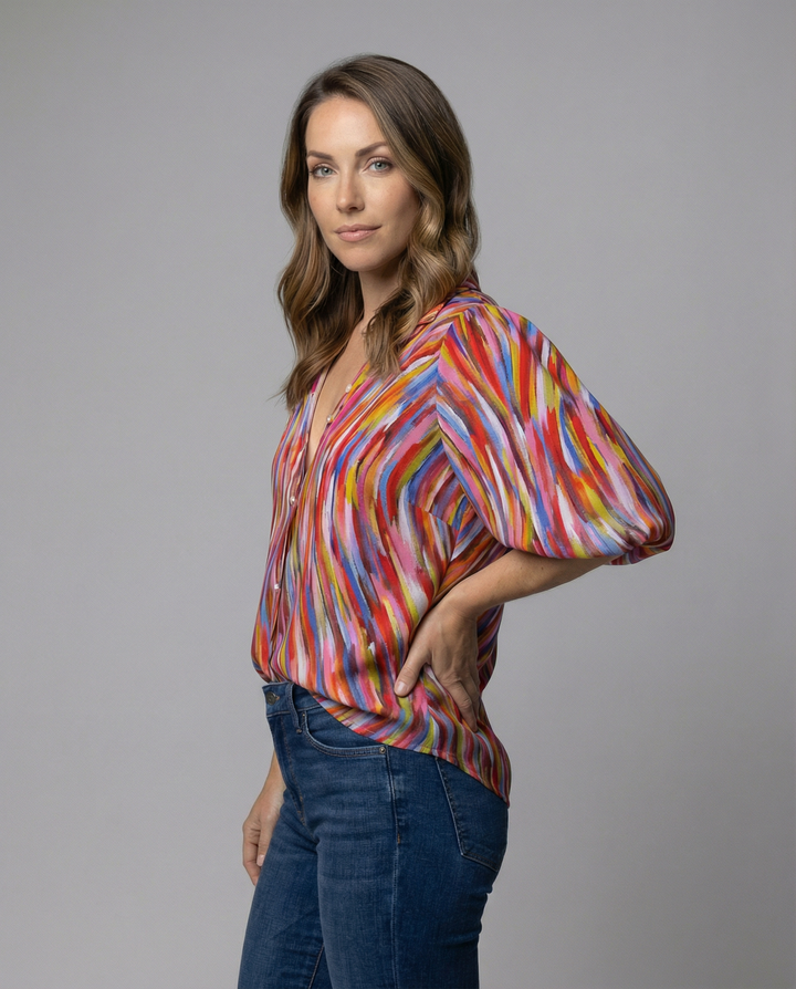 Elegant Boho Blouse Women