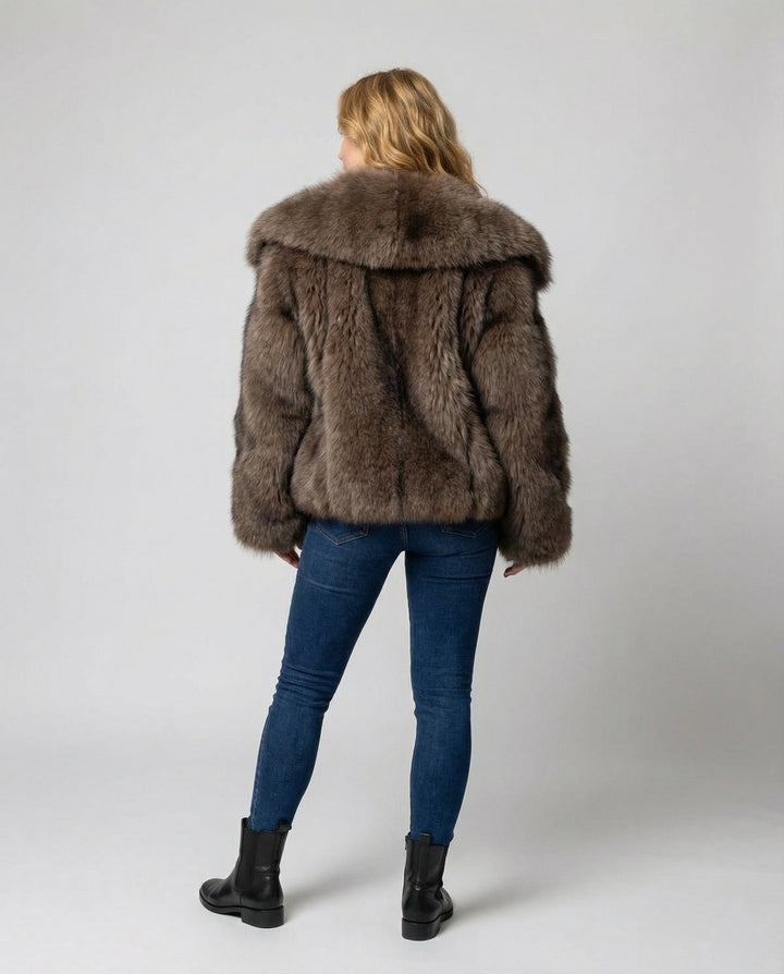 Luxurious Soft Fur Jacket Women