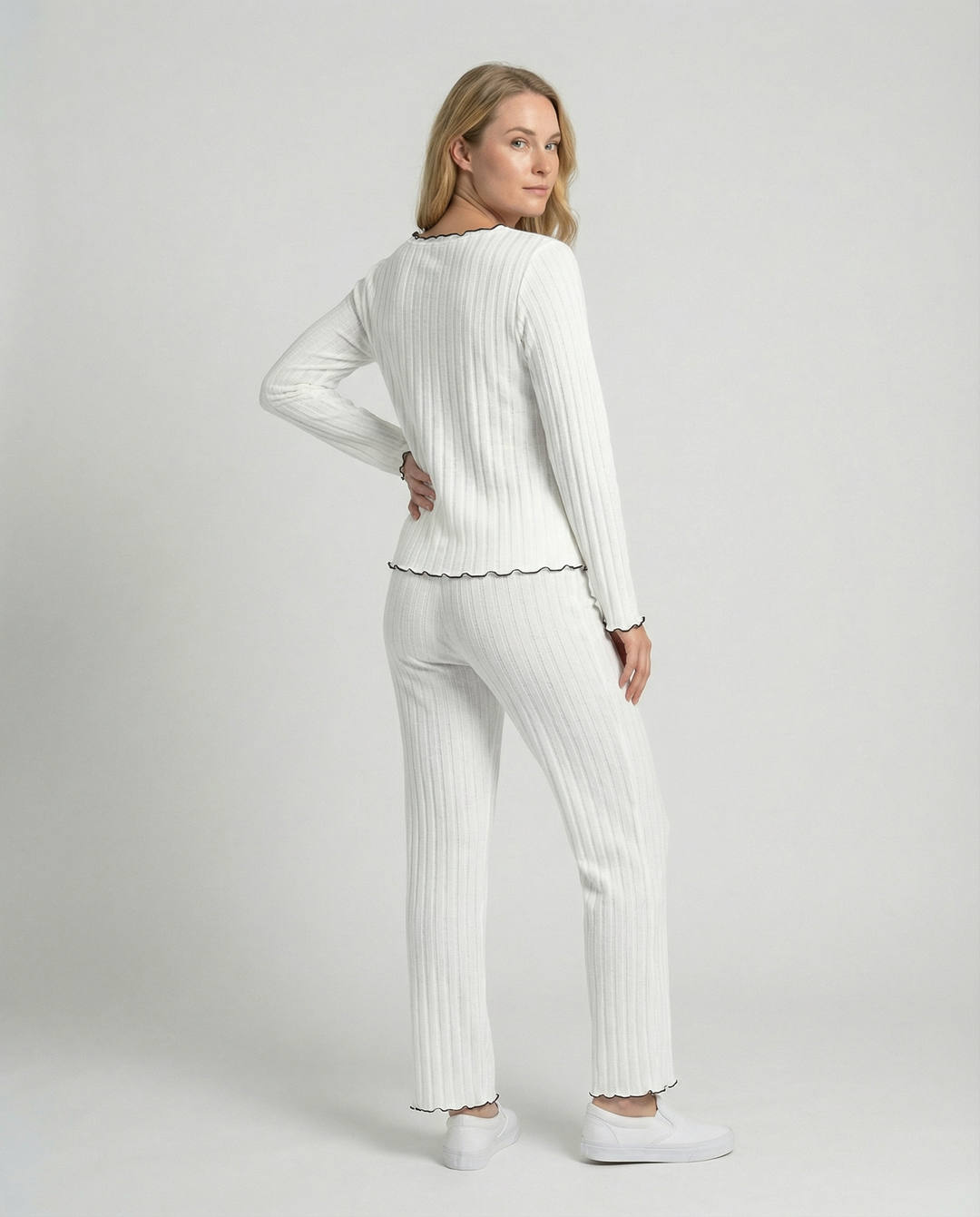 Women's Pajama Set Ruffles