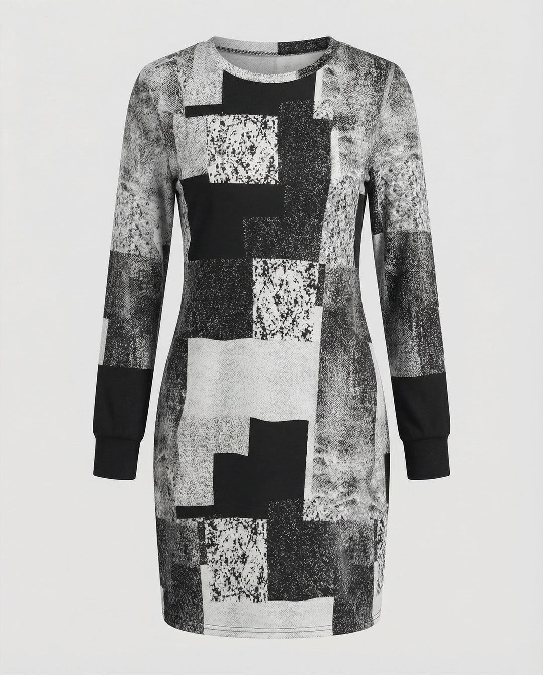 Women's Knit Dress Geometric