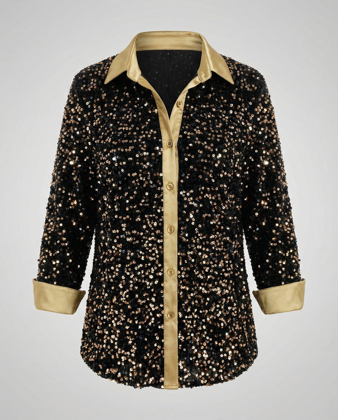 Shimmering women's sequin blouse