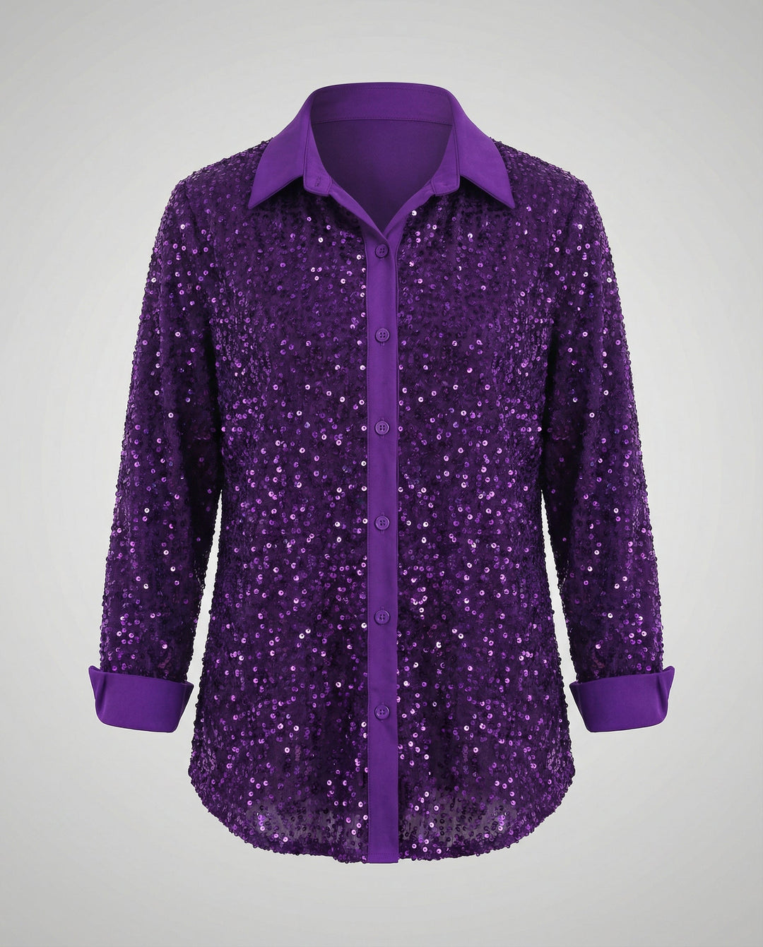Shimmering women's sequin blouse
