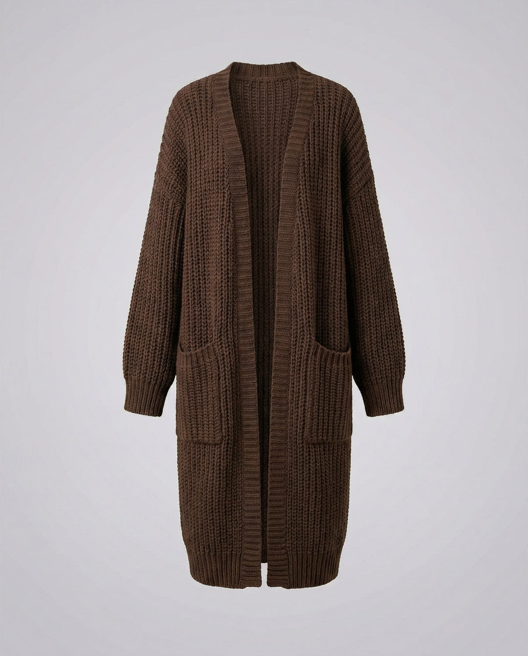 Oversized Knit Coat Women