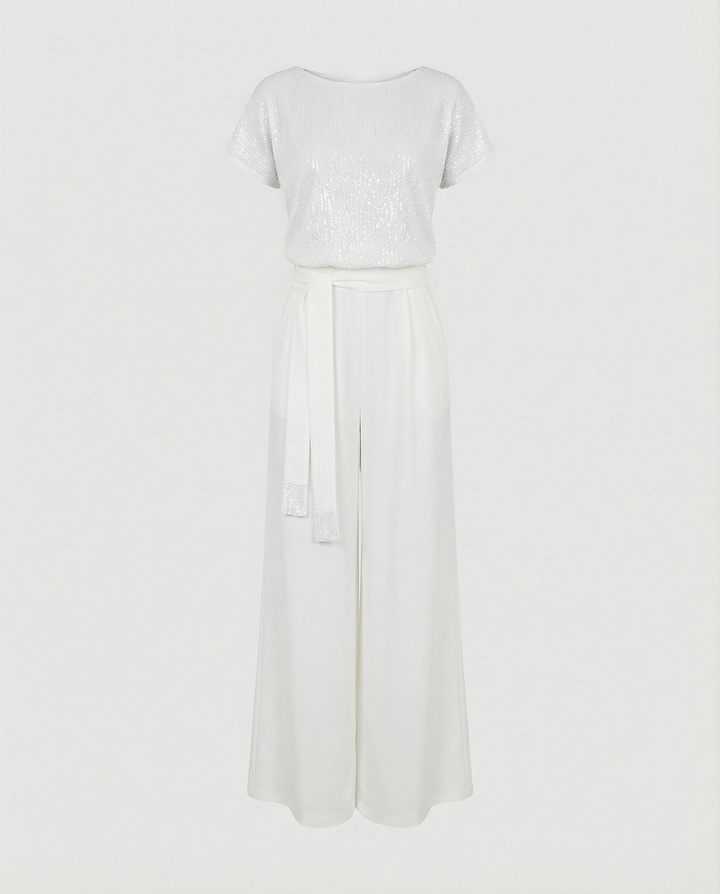 Glitter Jumpsuit Women Elegant