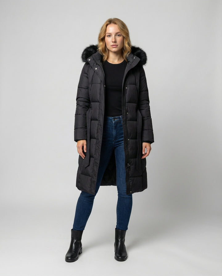 Women's winter jacket with hood
