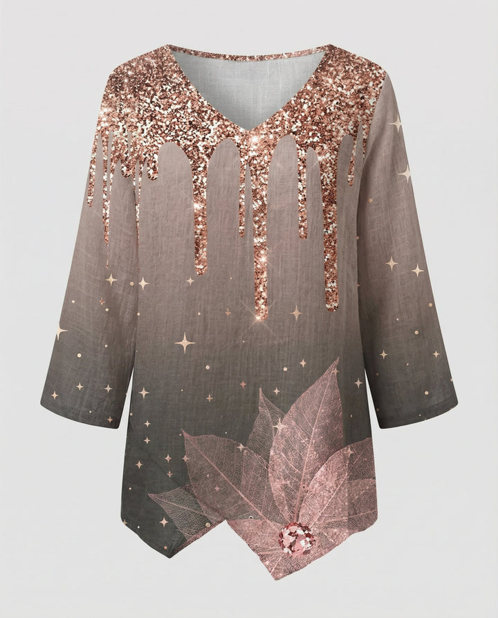 Elegant Women's V-Neck Top