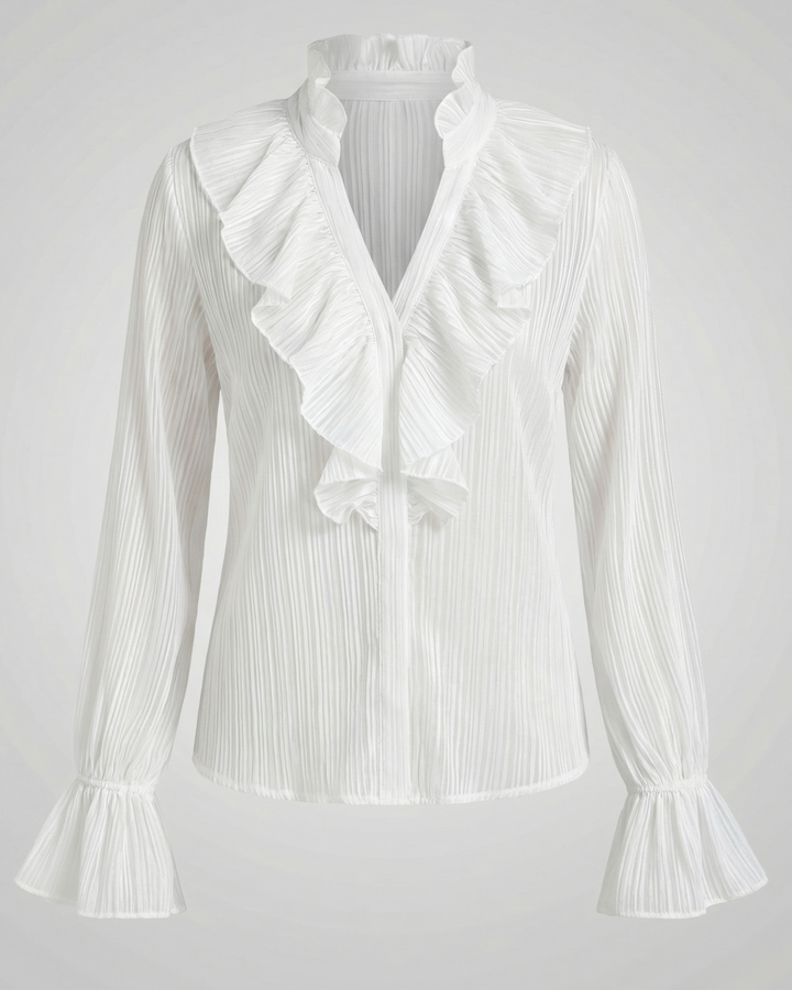 Elegant Gathered Blouse Women