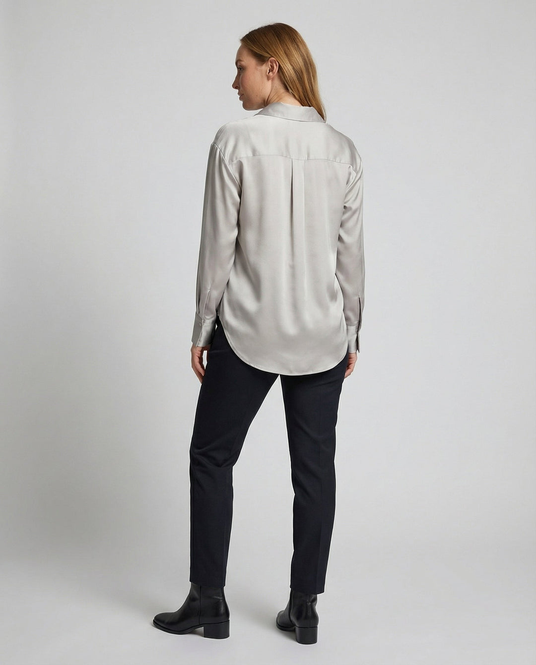 Elegant Silk Blouse Vintage Women