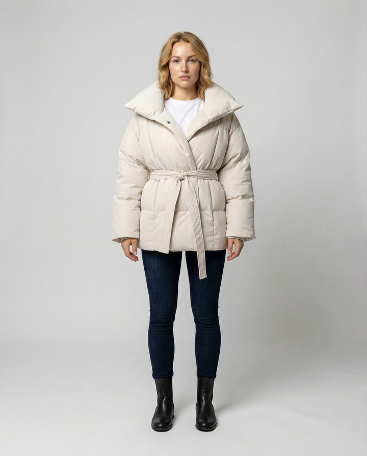 Fitted women's winter jacket