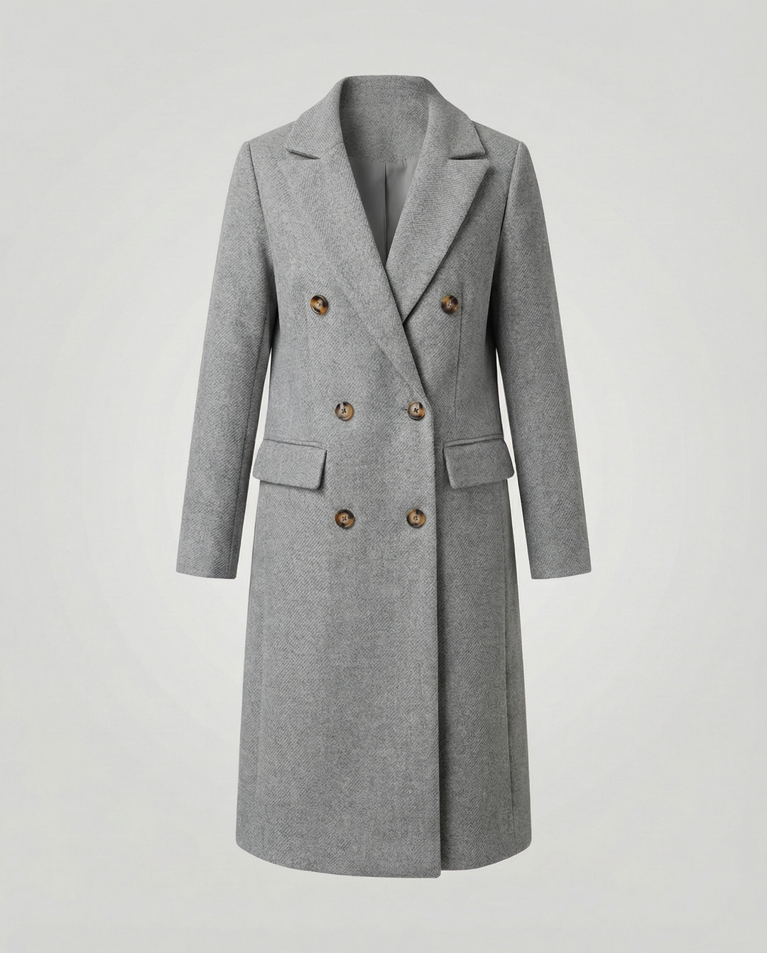 Stylish women's winter coat luxurious